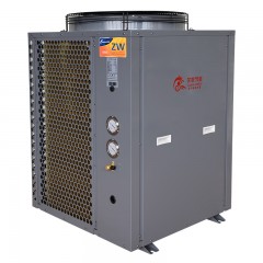 龙恺节能7P380V不锈钢空气能热泵超低温机 空气能热泵 龙恺空气能热水器