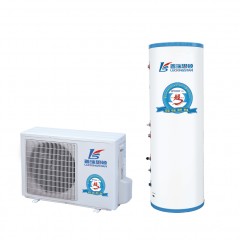 普瑞思顿家用空气能热水器分体机200L 冷媒循环LWH-3.6C搪瓷内胆 普瑞思顿空气能热水器 冷媒循环